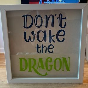 Don’t Wake The Dragon Wall Decor